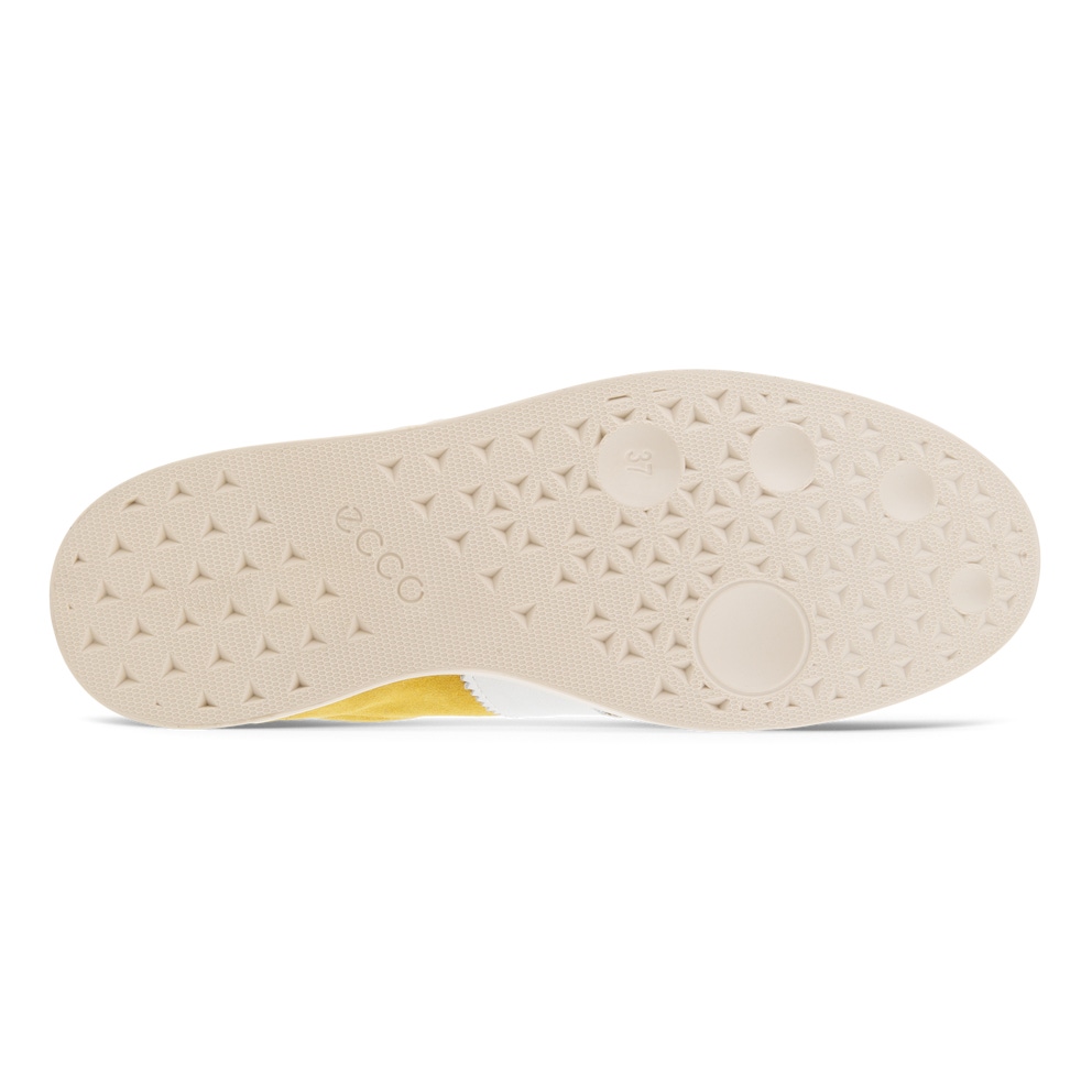 Women's ECCO® Street Lite Suede Sneaker - Yellow - Sole