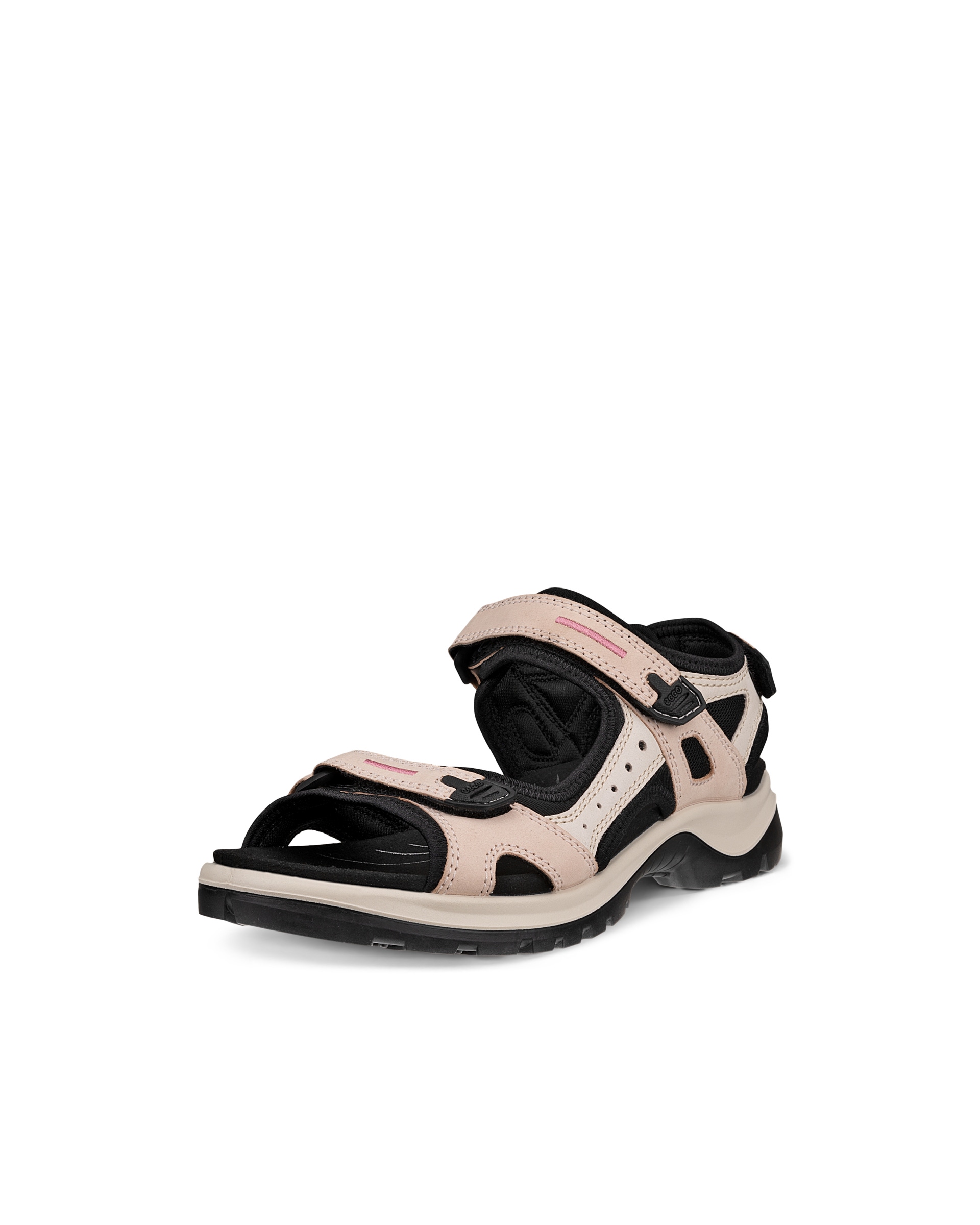 Women's ECCO® Offroad Nubuck Outdoor Sandal - Pink - Main