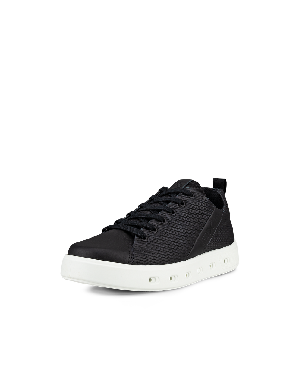 Men's ECCO® Street 720 Nubuck Gore-Tex Sneaker - Black - Main