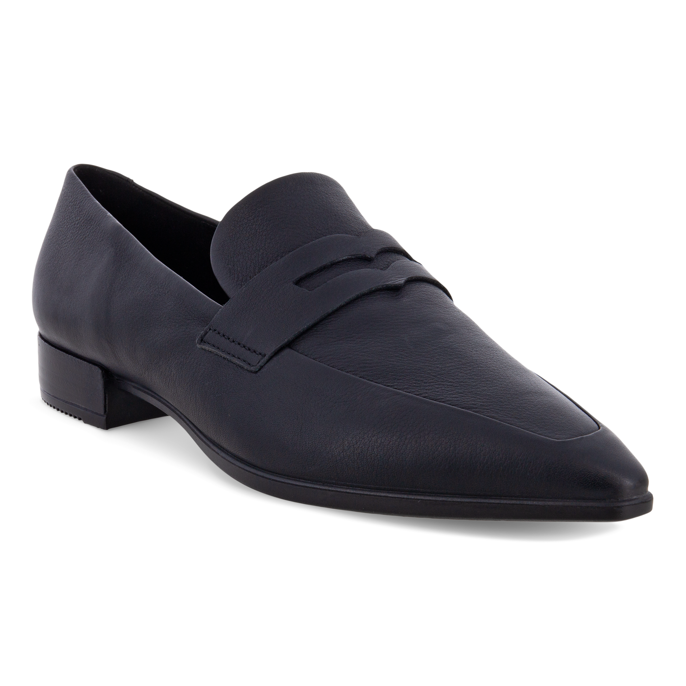 ECCO Shape 20 Pointy ウィメンズ レザーローファー | Black
