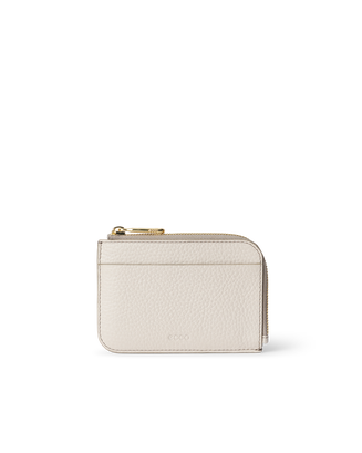 ECCO® Leather Card Case - Beige - Main