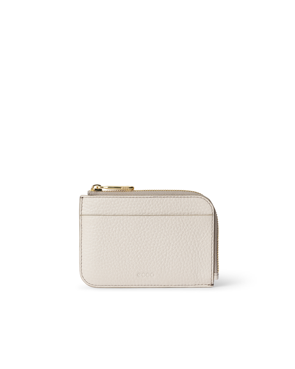 ECCO® Leather Card Case - Beige - Main