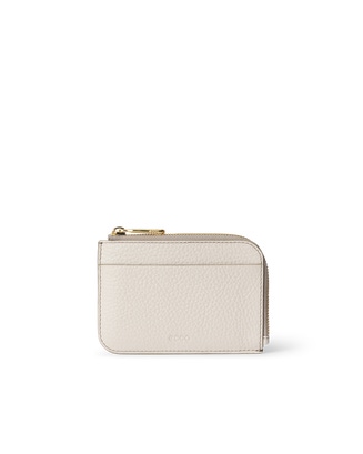 ECCO® Leather Card Case - Beige - Main