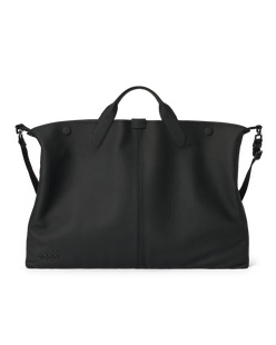 ECCO® Soft East-West Leather Tote Bag - Black - Main