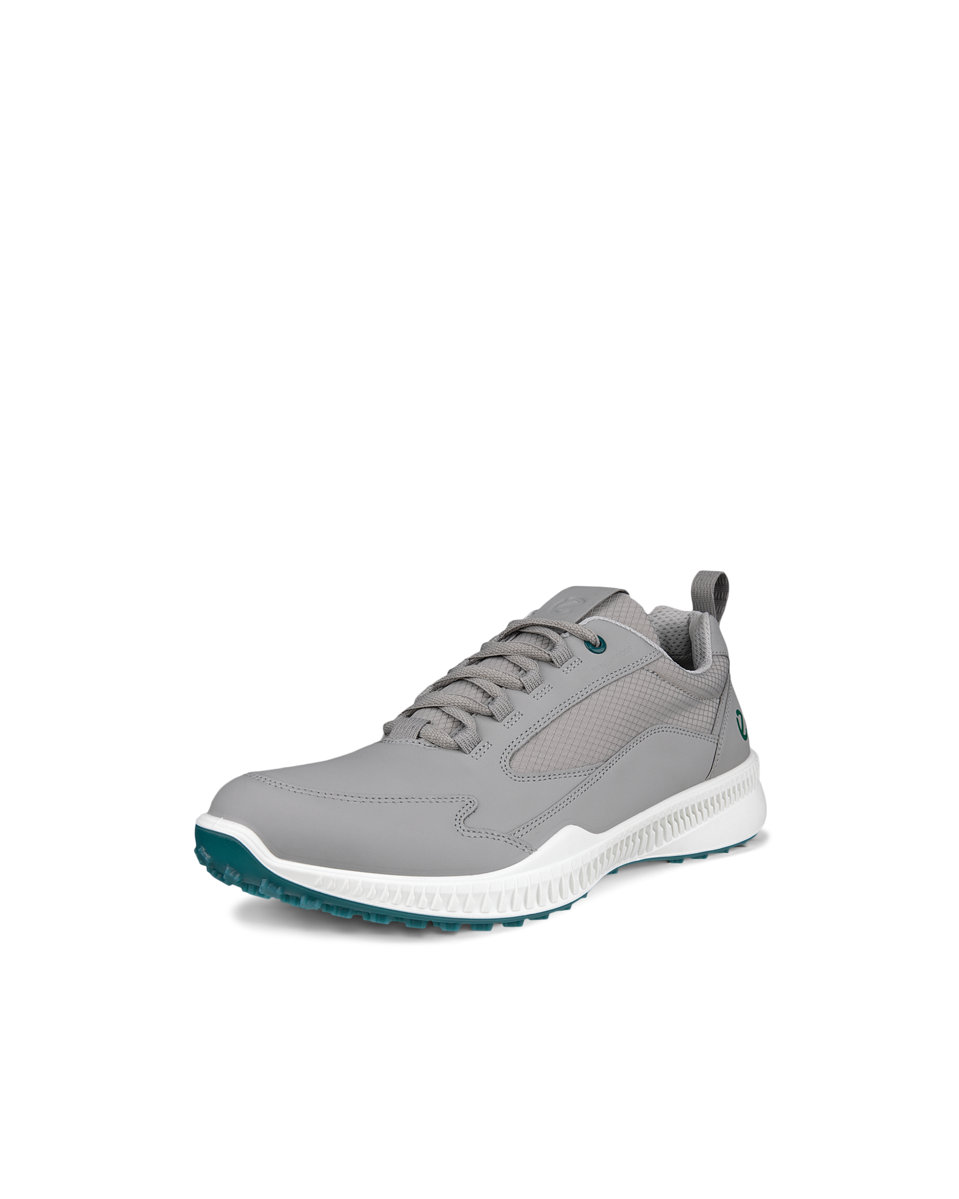 ECCO® Golf S-Hybrid chaussure de golf imperméable en cuir pour homme - Gris - Main