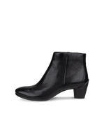 Women's ECCO® Sculptured 45 Leather Ankle Boot - Black - Outside