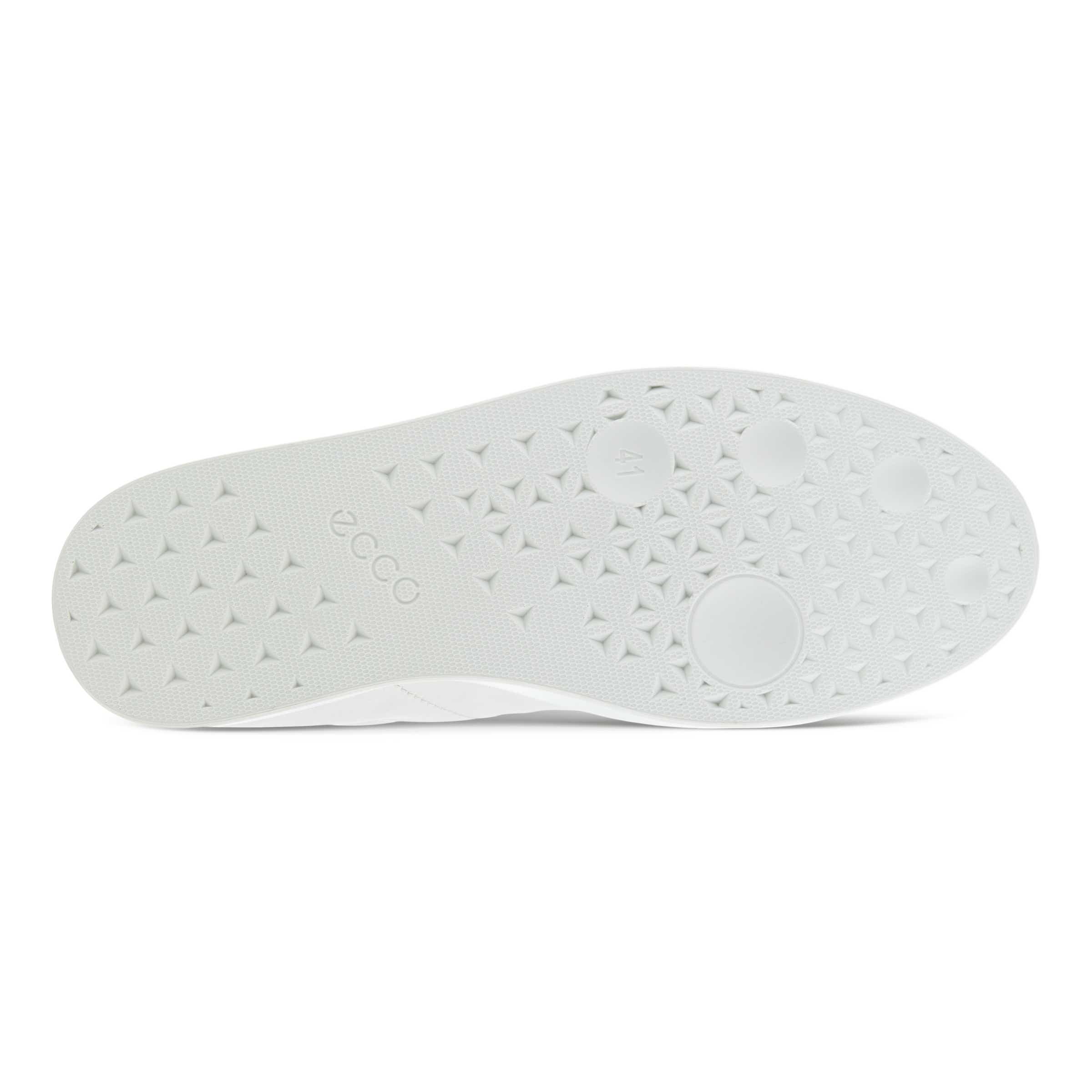 Zapatillas altas de piel ECCO® Street Lite para hombre - Blanco - Sole