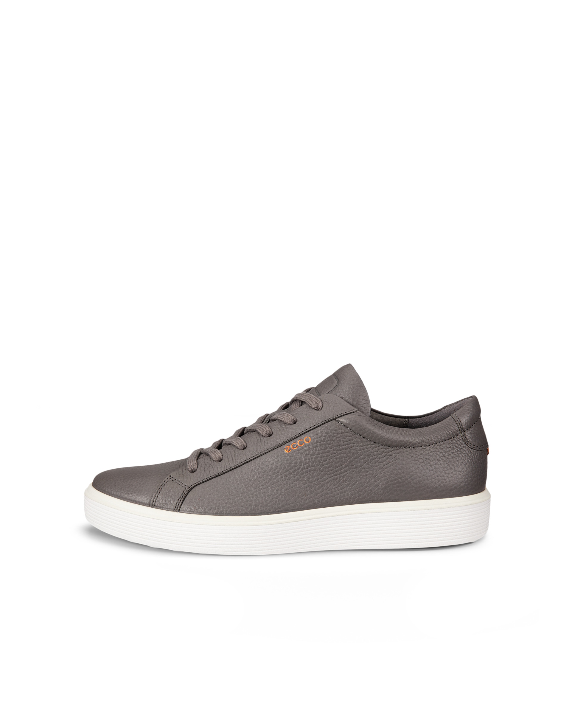 Men's ECCO® Soft 60 Leather Sneaker - Grey - Outside