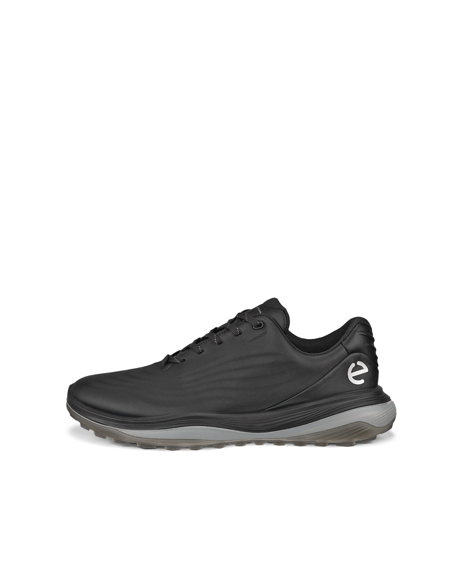 ECCO® Golf LT1 chaussure de golf imperméable en cuir pour homme - Noir - Outside