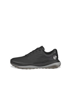 ECCO® Golf LT1 chaussure de golf imperméable en cuir pour homme - Noir - Outside