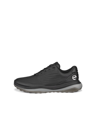 ECCO Golf LT1 Hybrid メンズ レザーウォータープルーフゴルフシューズ - Black - Outside