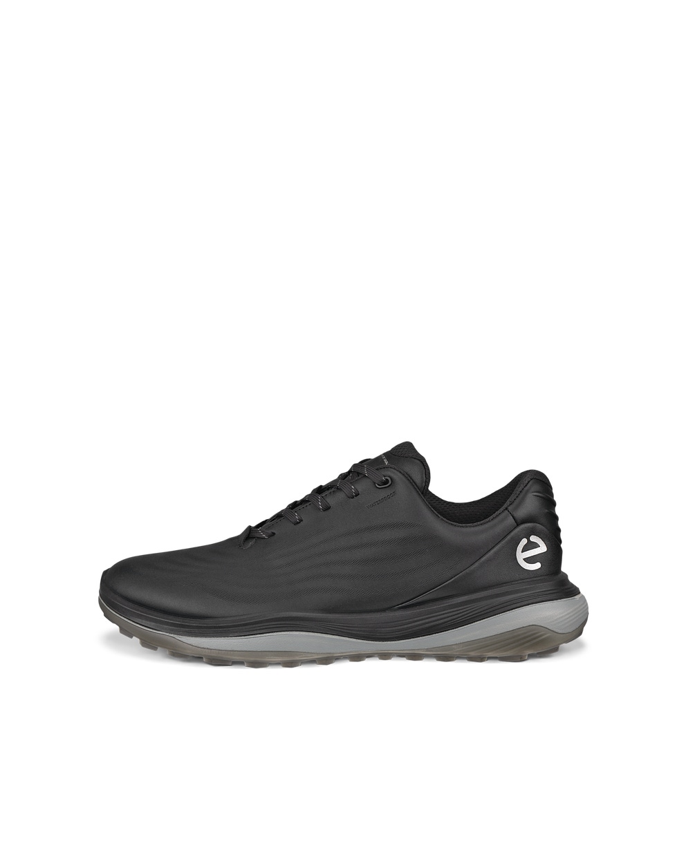 Men's ECCO® Golf LT1 Leather Waterproof Shoe - Black - Outside