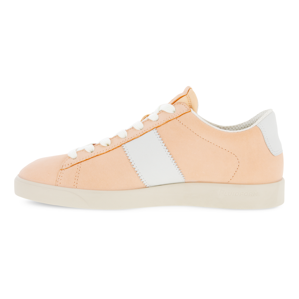 Women's ECCO® Street Lite Leather Sneaker - White - Inside