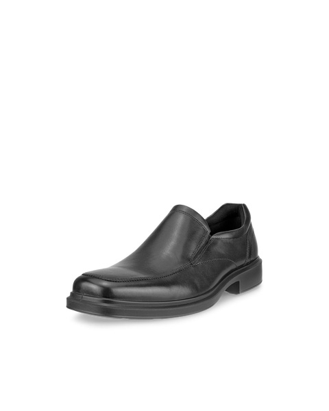 Men s ECCO Helsinki 2 Leather Slip On Dress Shoe Black