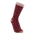 ECCO Women's Dotted Socks - Red - Main