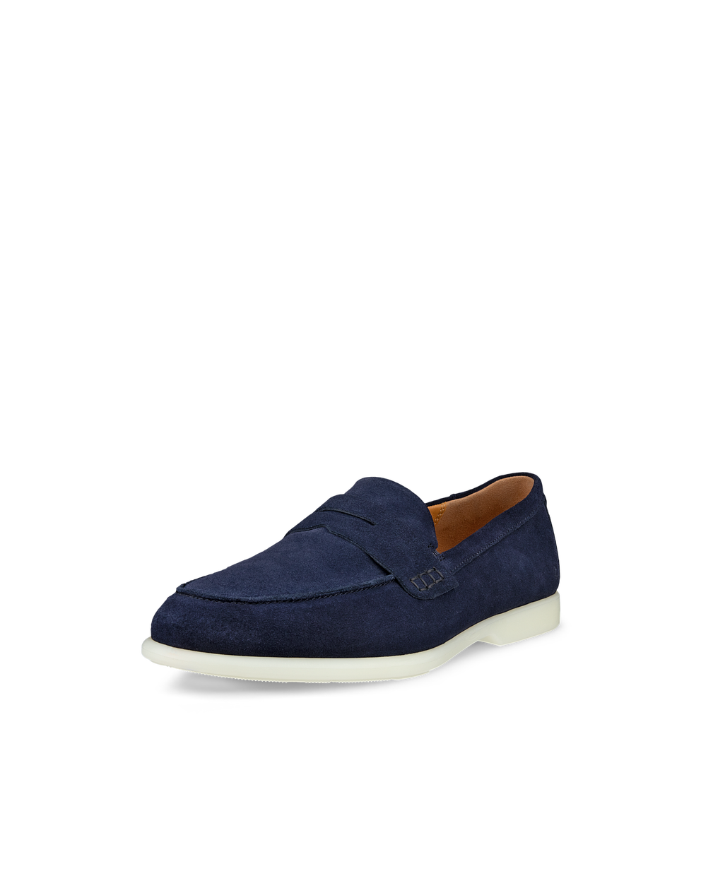 Men's ECCO® Citytray Lite Suede Loafer - Blue - Main