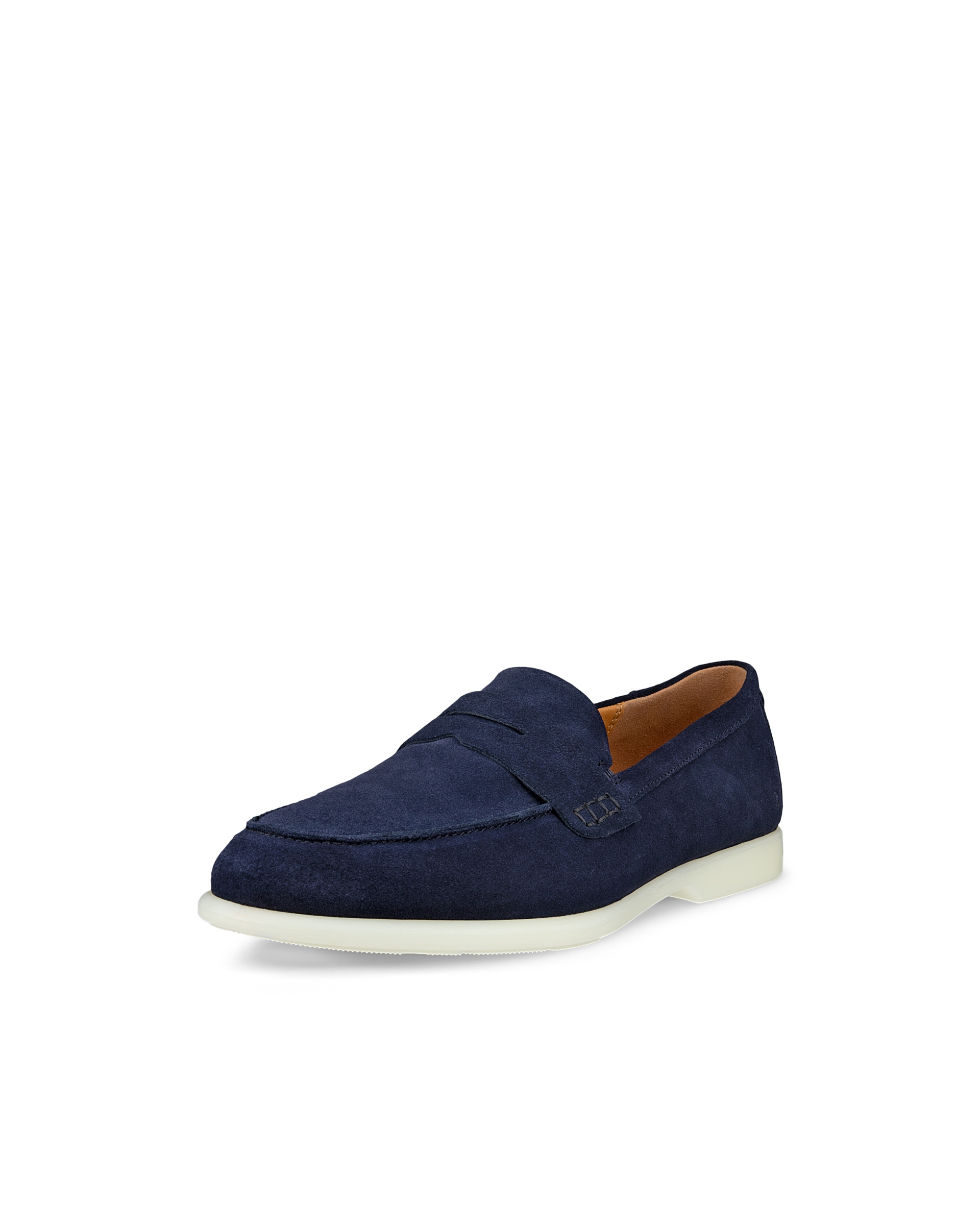 Men's ECCO® Citytray Lite Suede Loafer - Blue - Main