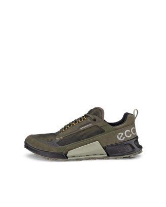 ECCO® Biom 2.1 X Mountain baskets en nubuck imperméable pour homme - Vert - Outside