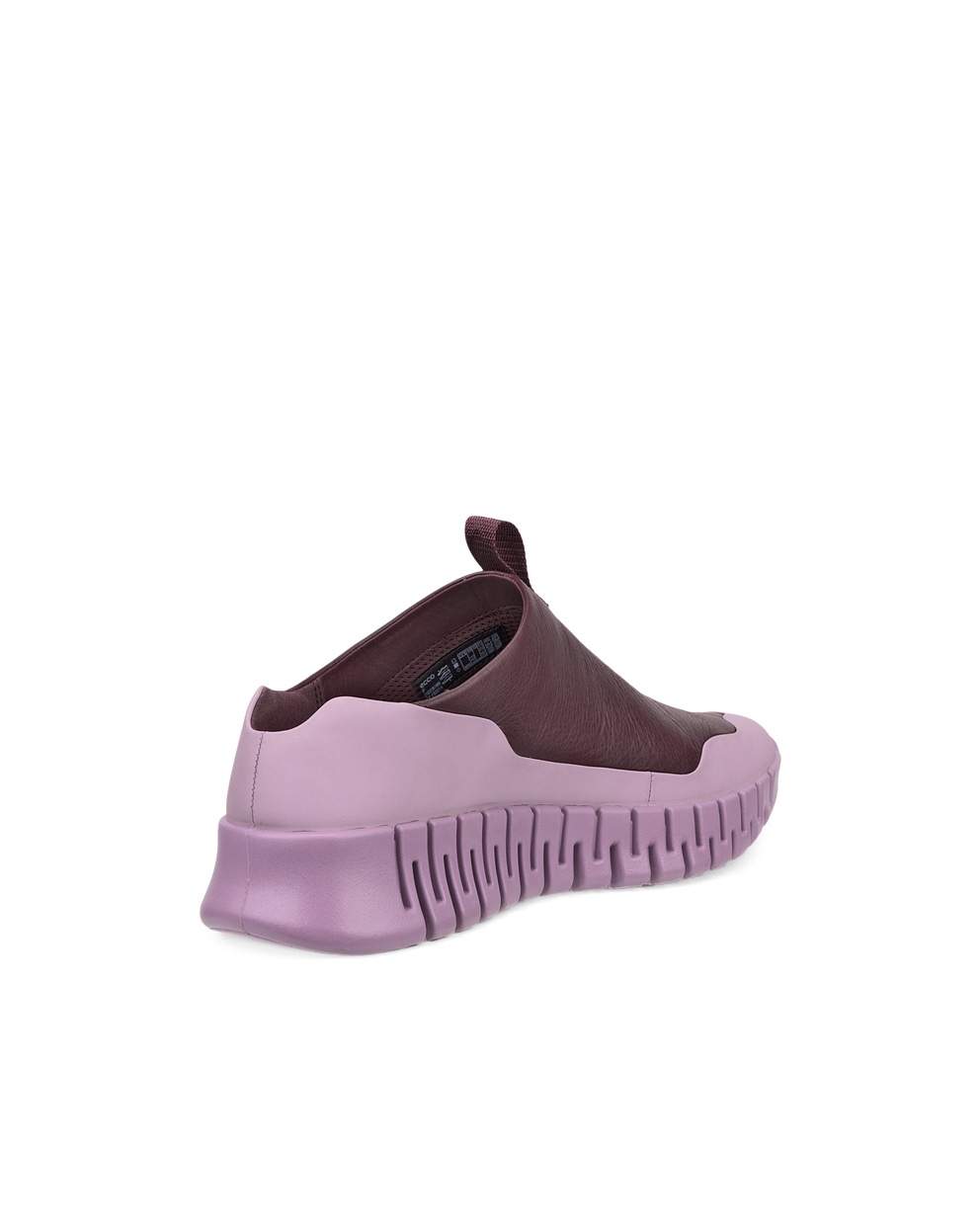 Women's ECCO® Gruuv Leather Slip-On - Purple - Back