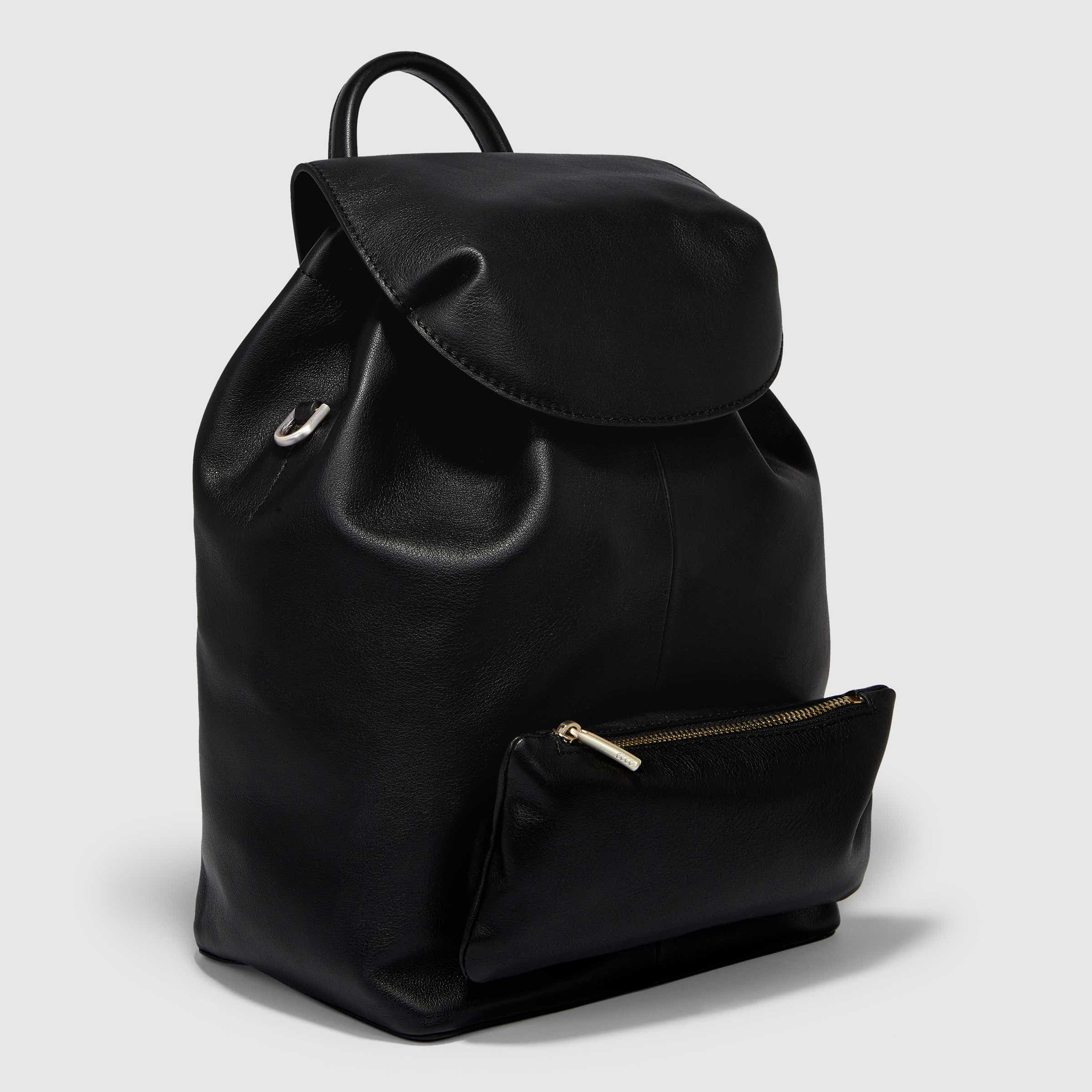 ECCO® Pillow Leather Backpack | Black