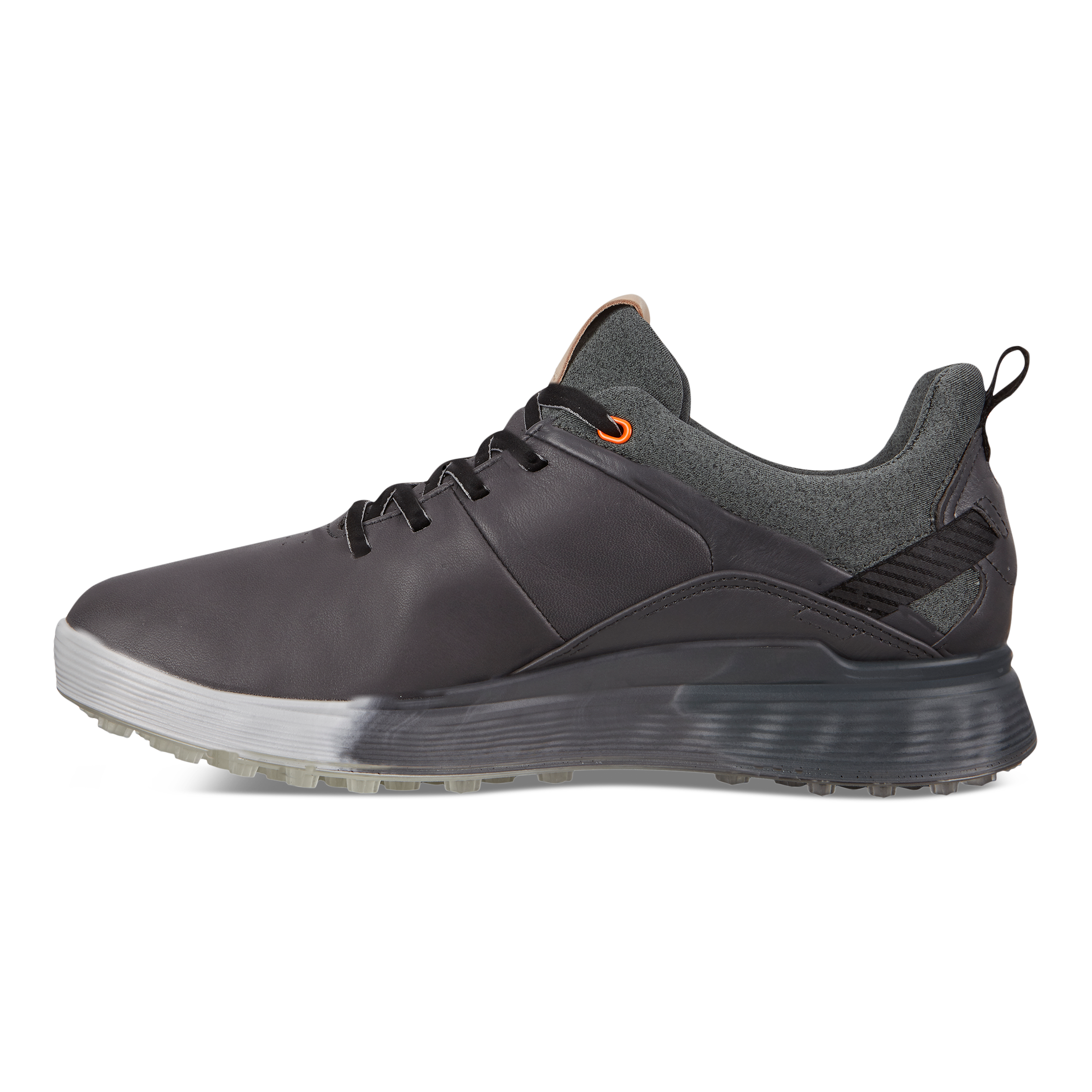 ECCO GOLF THREE ゴルフシューズ EU38 ECCO Golf S Three メンズ レザーGore-Texゴルフシューズ | ブラック