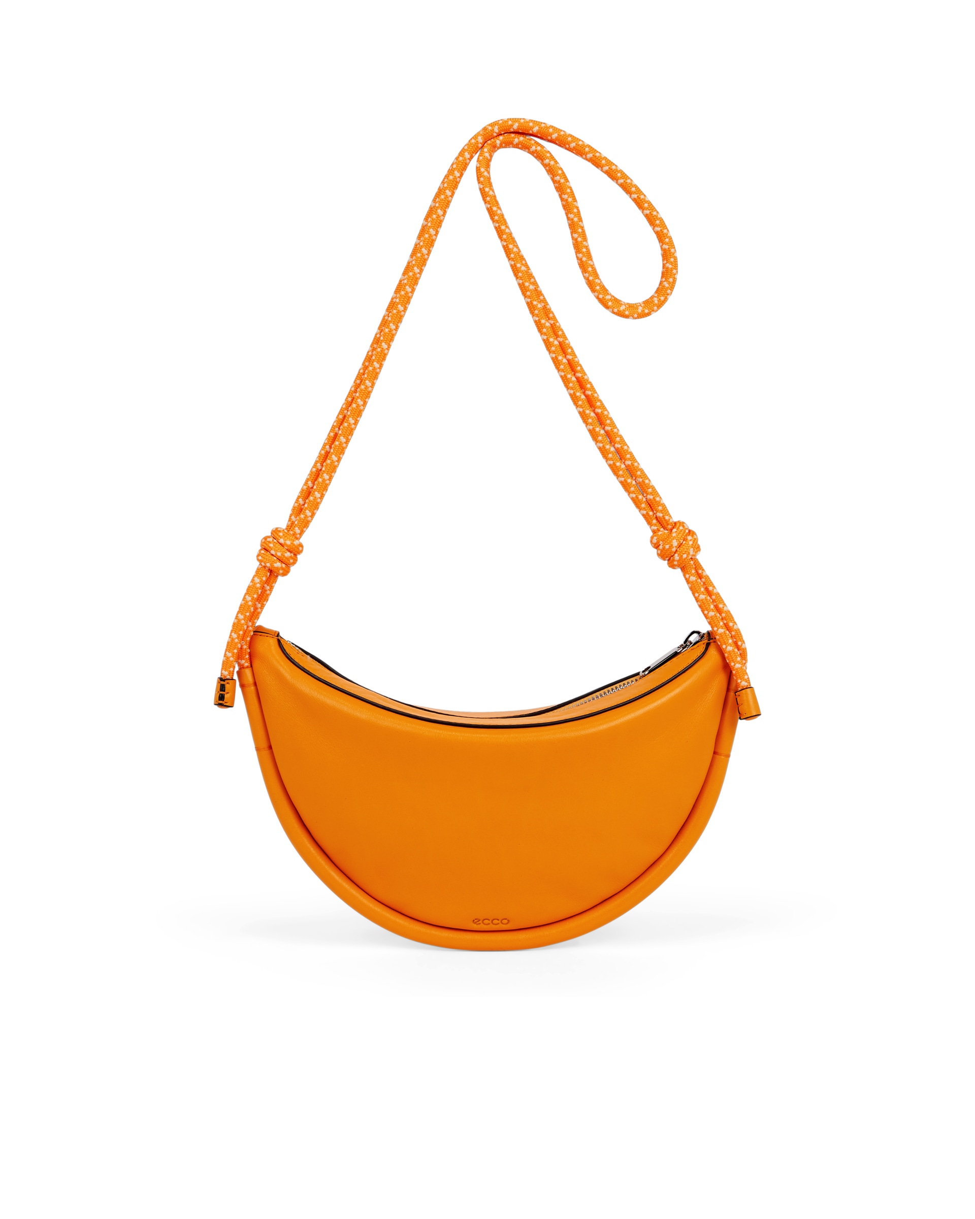 ECCOยฎ Contact Fortune Leather Crossbody Bag - Orange - Main