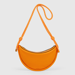 ECCO® Contact Fortune Leather Crossbody Bag - Orange - Main