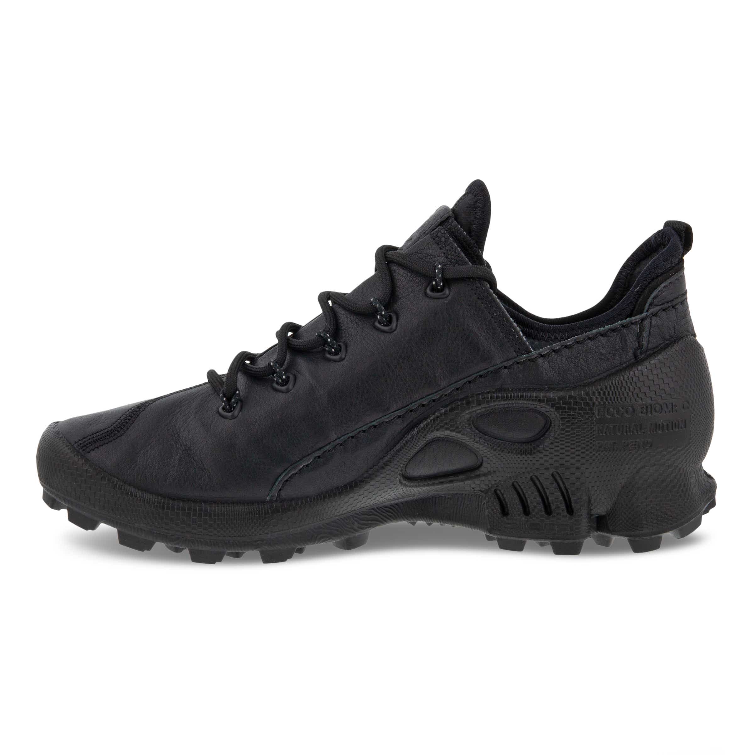 ECCO BIOM C Trail ウィメンズ レザーアウトドアスニーカー - ブラック - Inside