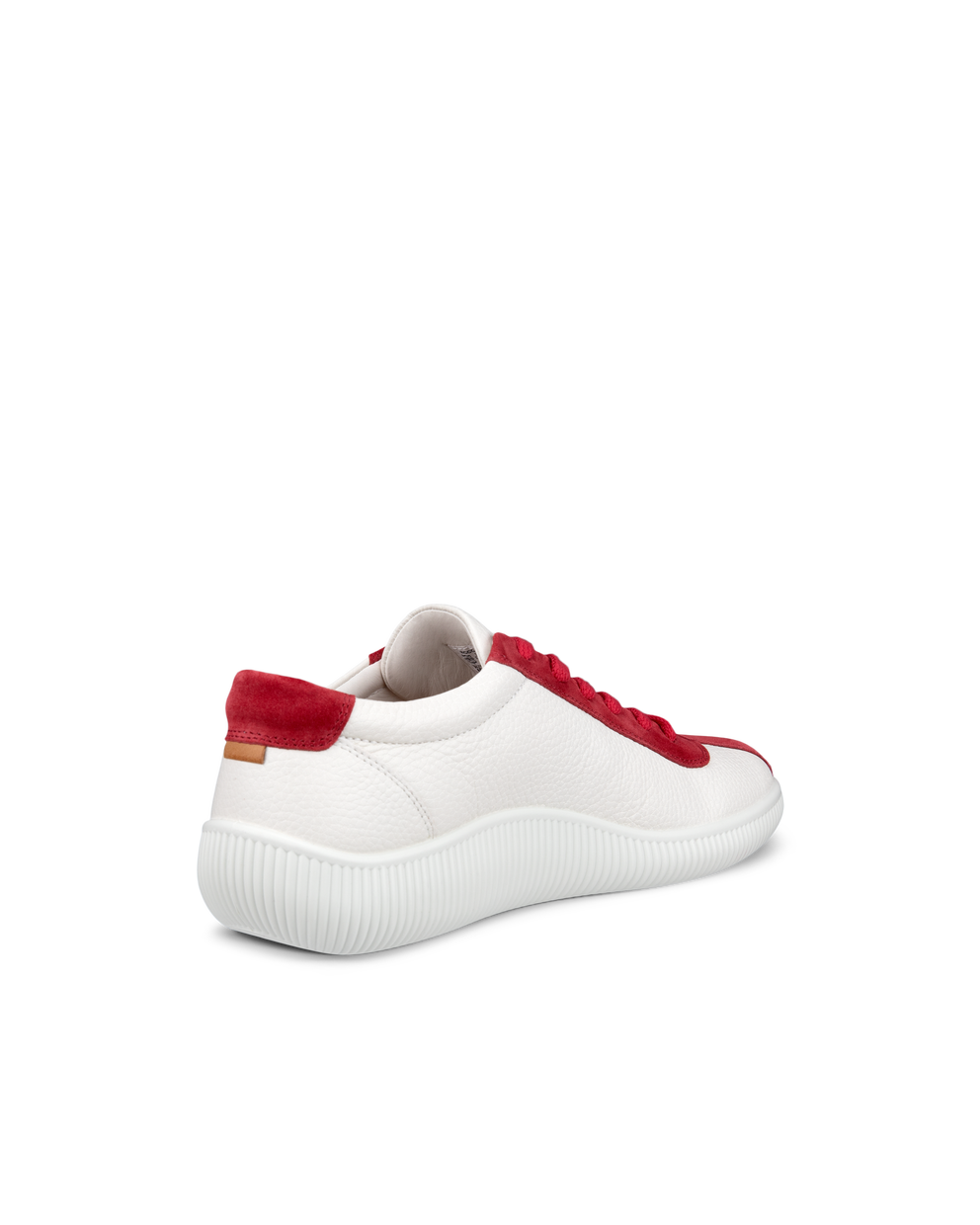 ECCO Men's Soft Zero Sneaker - Red - Back