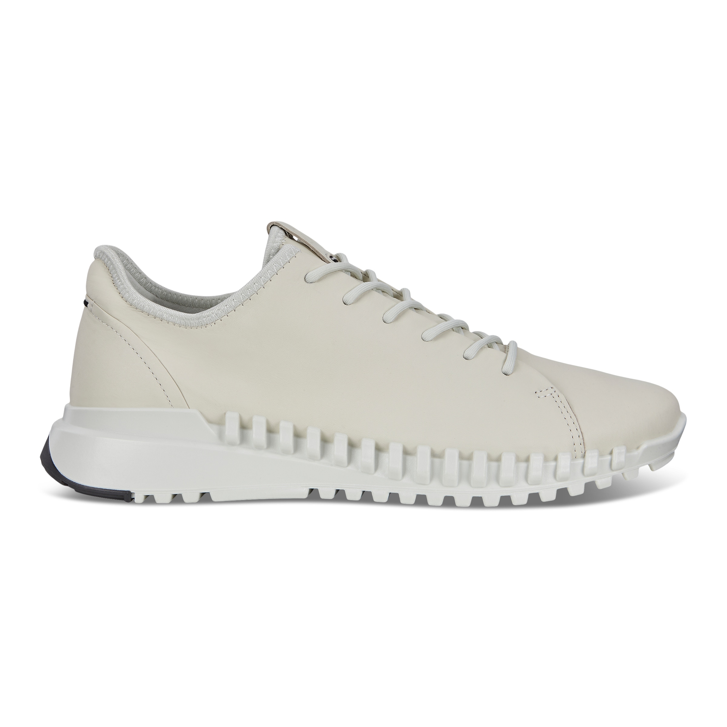 ECCO Zipflex Low メンズ レザースニーカー - ホワイト - Outside