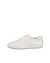 Women's ECCO® Simpil Leather Lace-Up Shoe - White - Outside