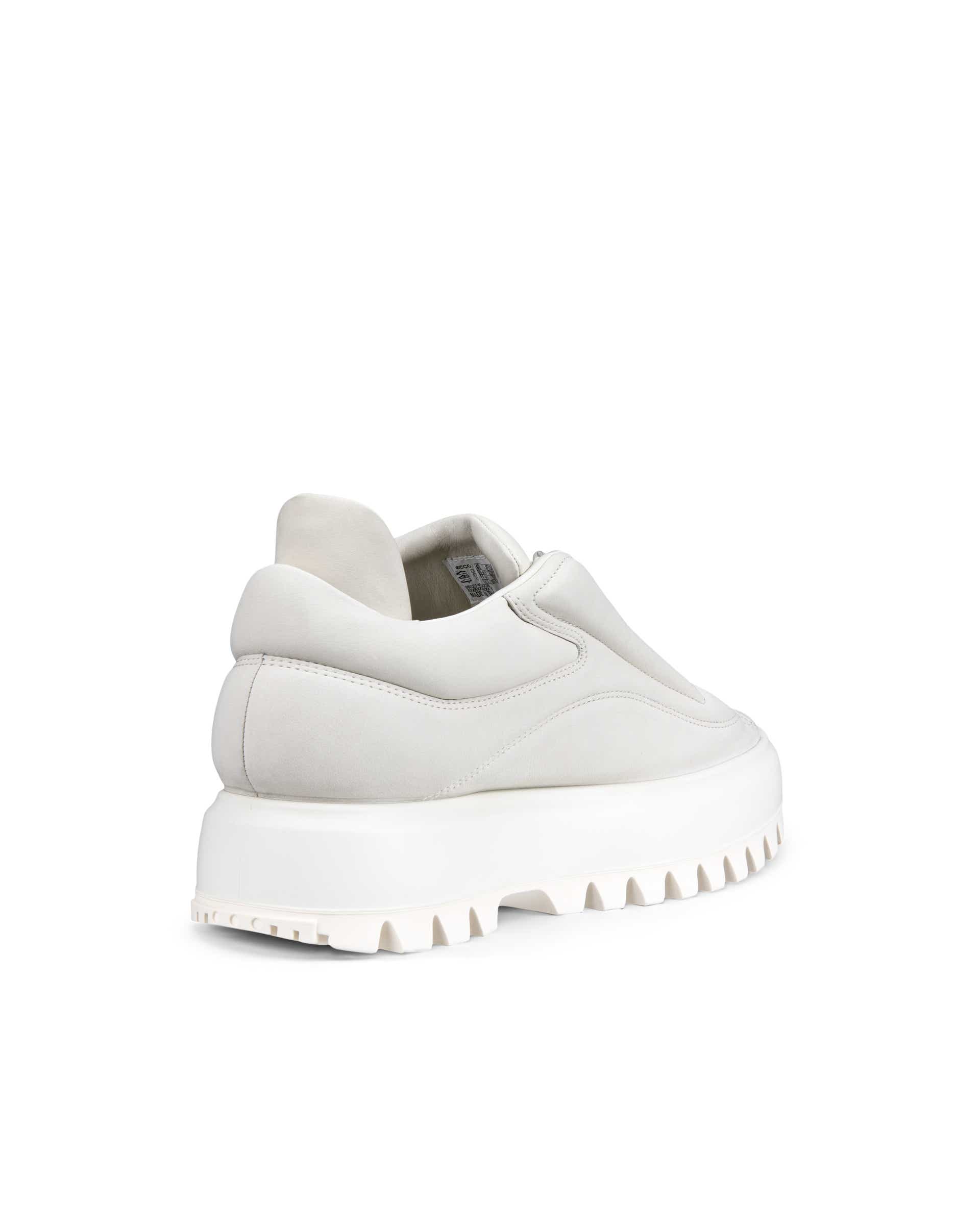 ECCO Street Ace RAL7000 メンズ ヌバックスニーカー - 白 - Back