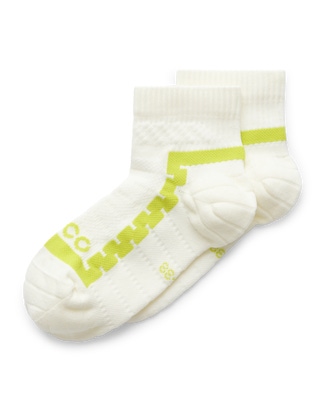 Unisex ECCO® Tech Walking Ankle Socks - White - Main