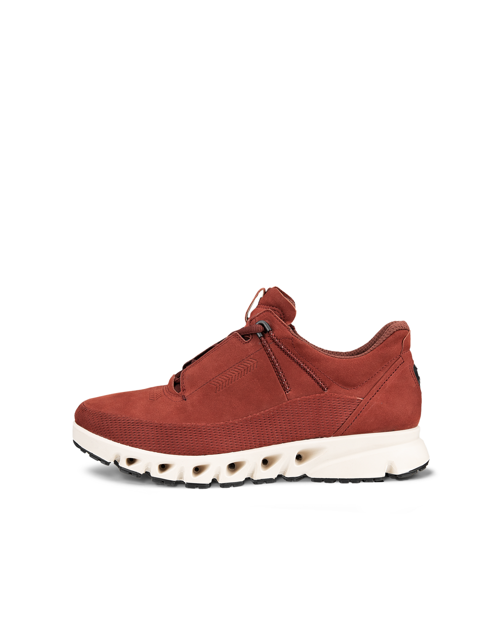 Women's ECCO® Multi-Vent Nubuck Gore-Tex Shoe - Red - Outside