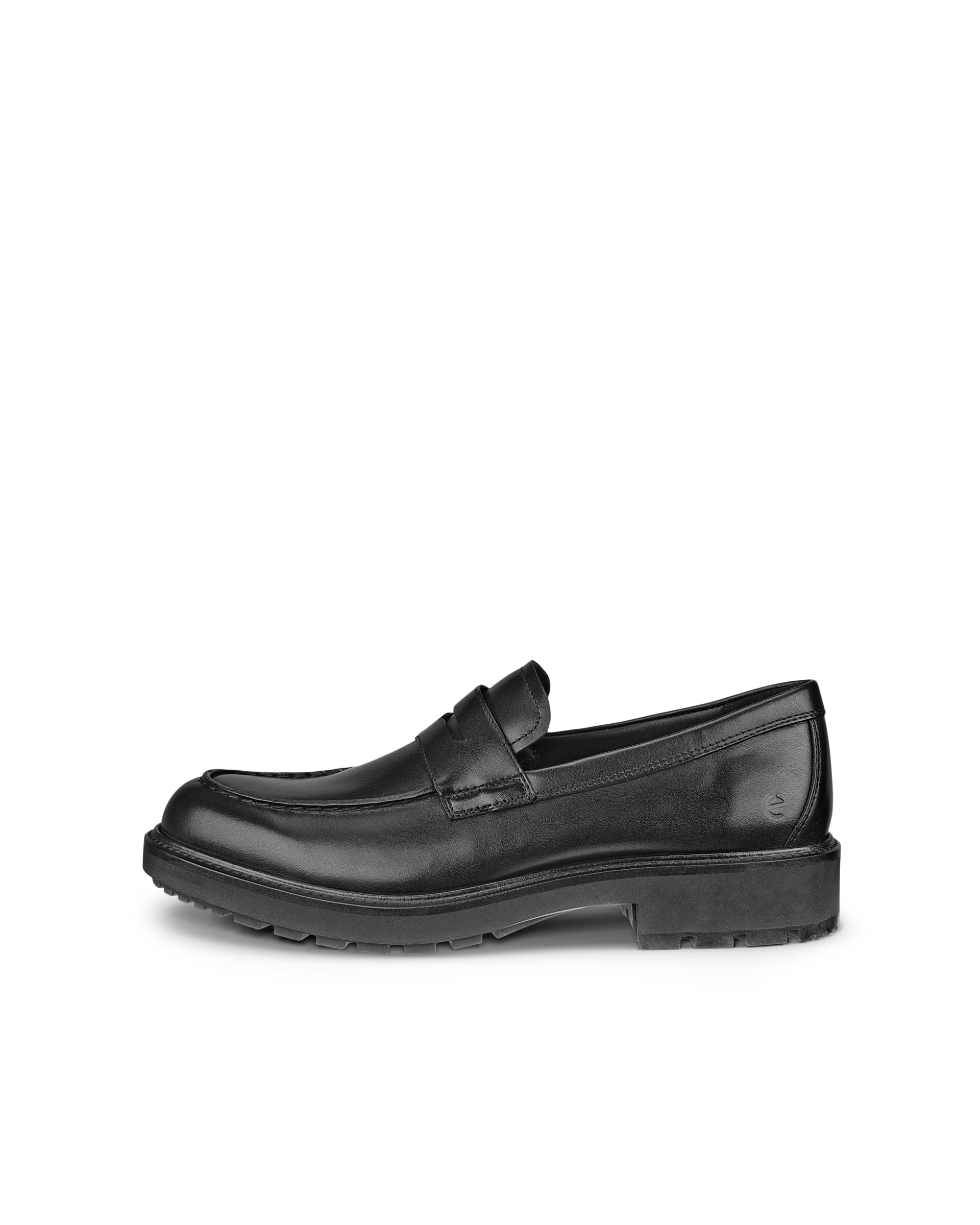 Men's ECCO® Metropole Oslo Leather Loafer - Black - Outside