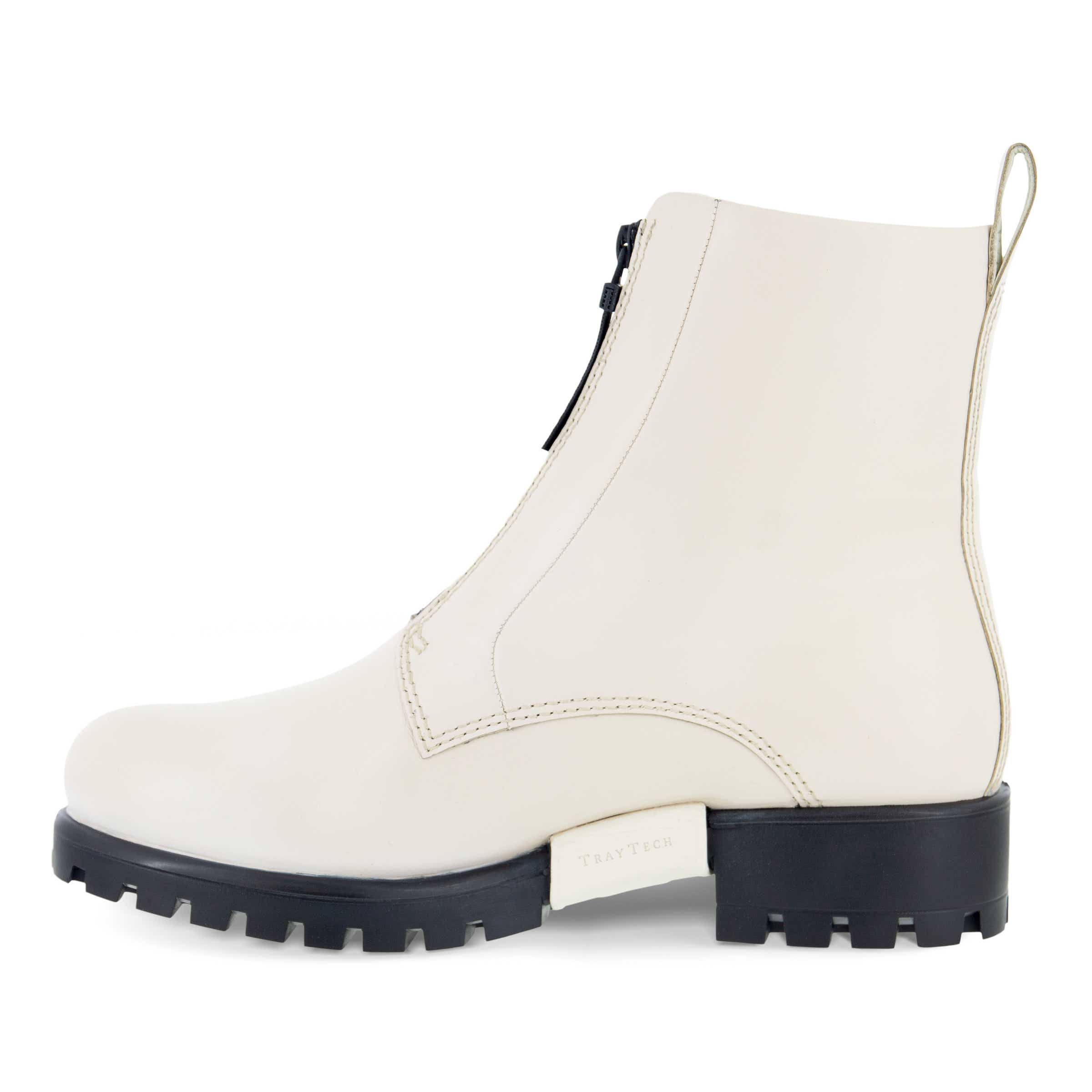 Botas de caña media de piel ECCO® Modtray para mujer - Beige - Inside