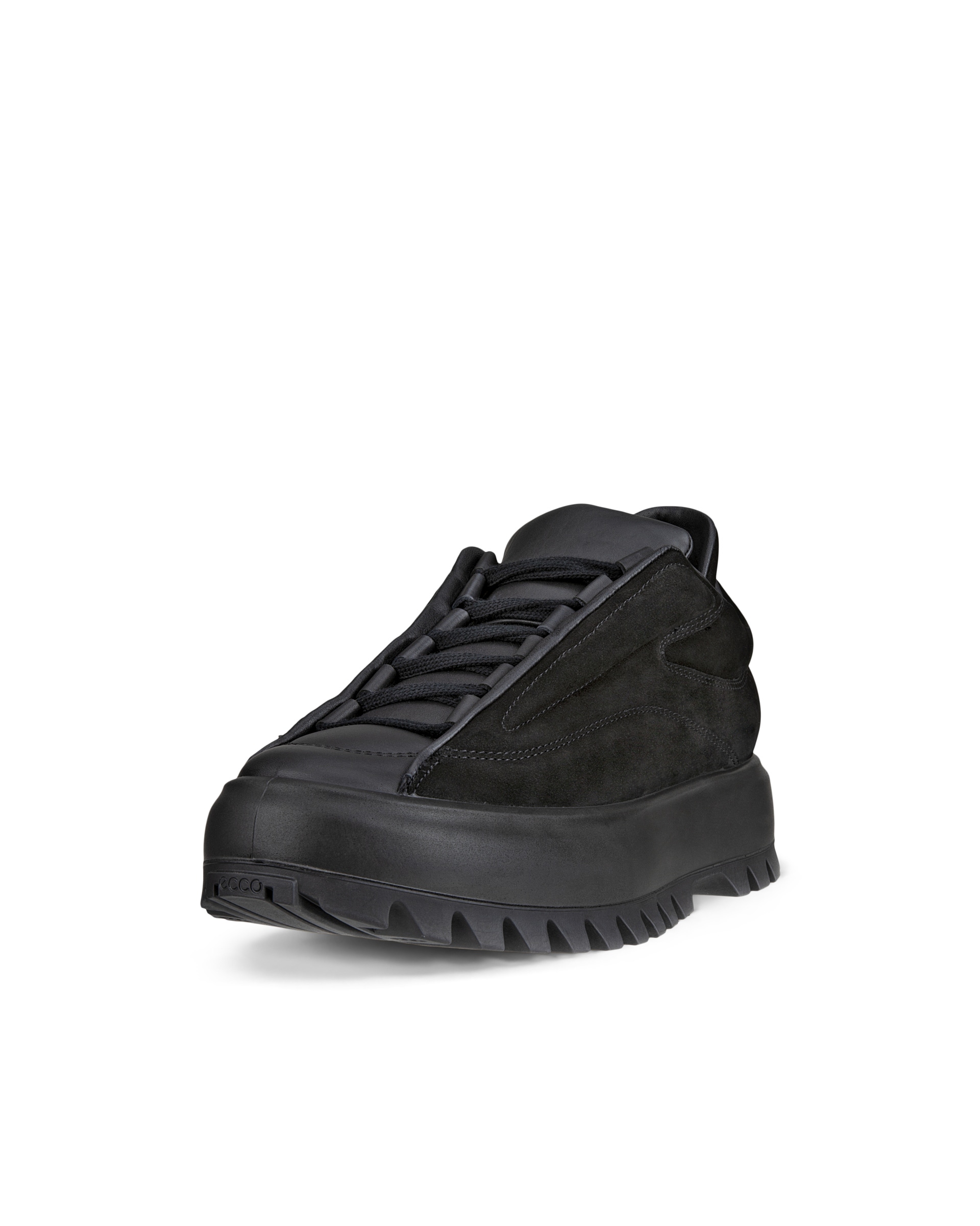 Zapatillas de nobuk ECCO® Street Ace RAL7000 para mujer - Negro - Main