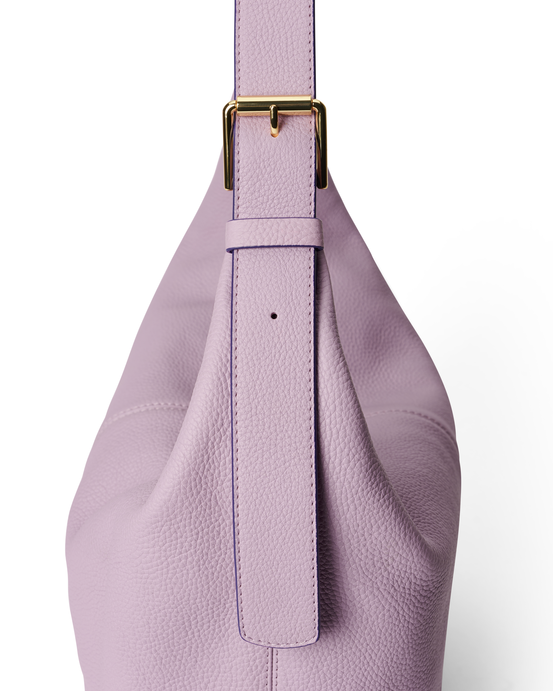 ECCO® Leather Hobo Bag - Purple - Detail-2