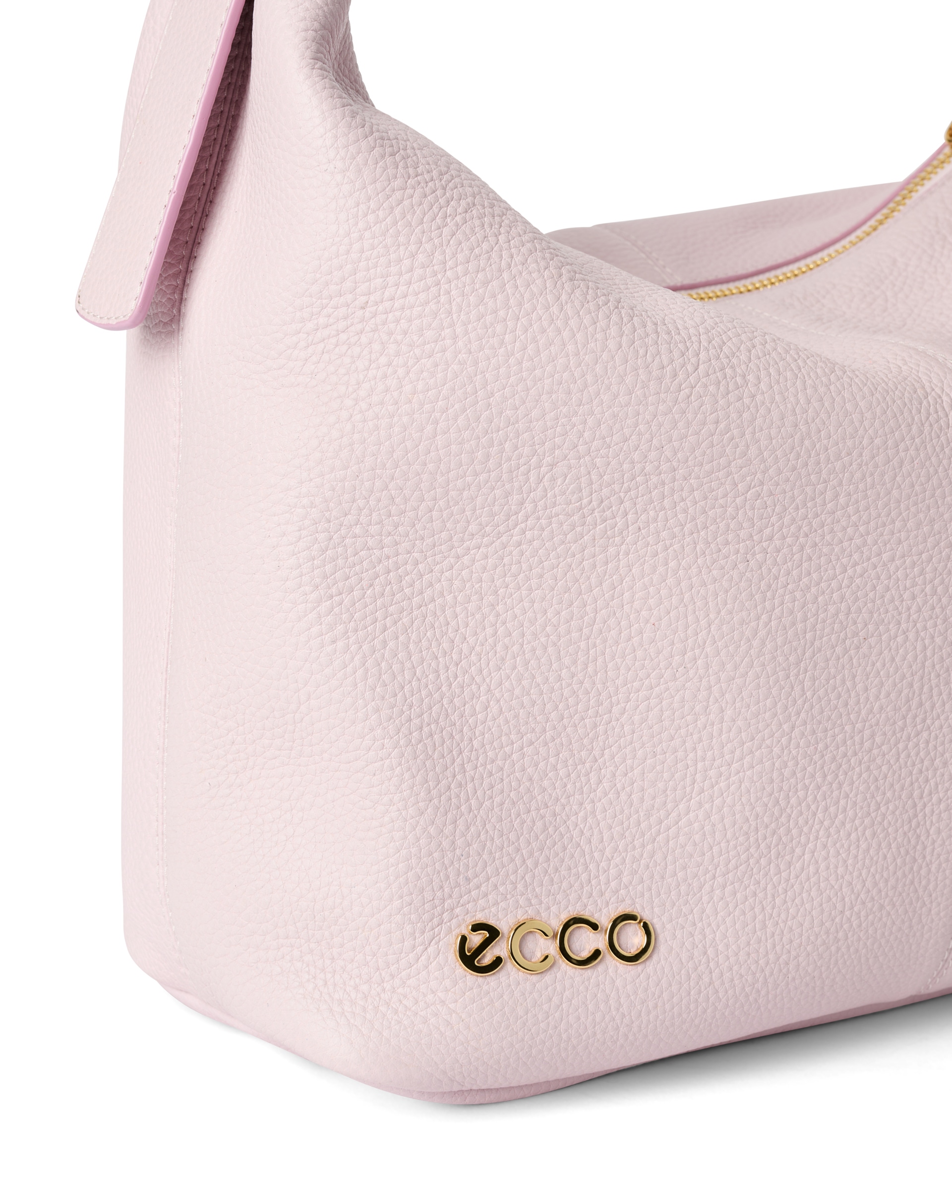 ECCO Hobo M Soft Pebbled Leather - Rosa - Detail-1