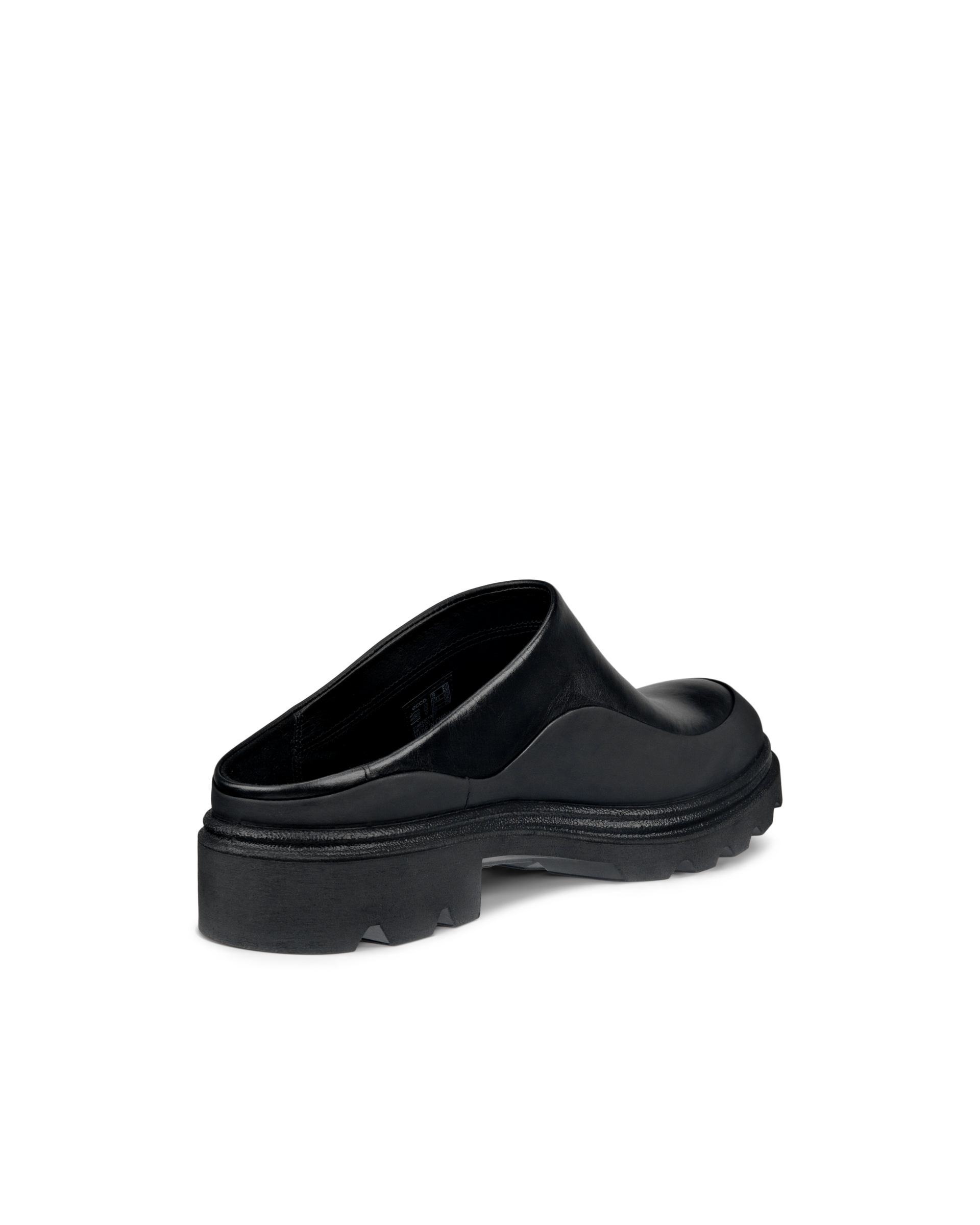 Women's ECCO® Grainer Leather Clog - Black - Back