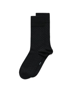 ECCO HONEYCOMB MEN'S SOCK - Black - Main