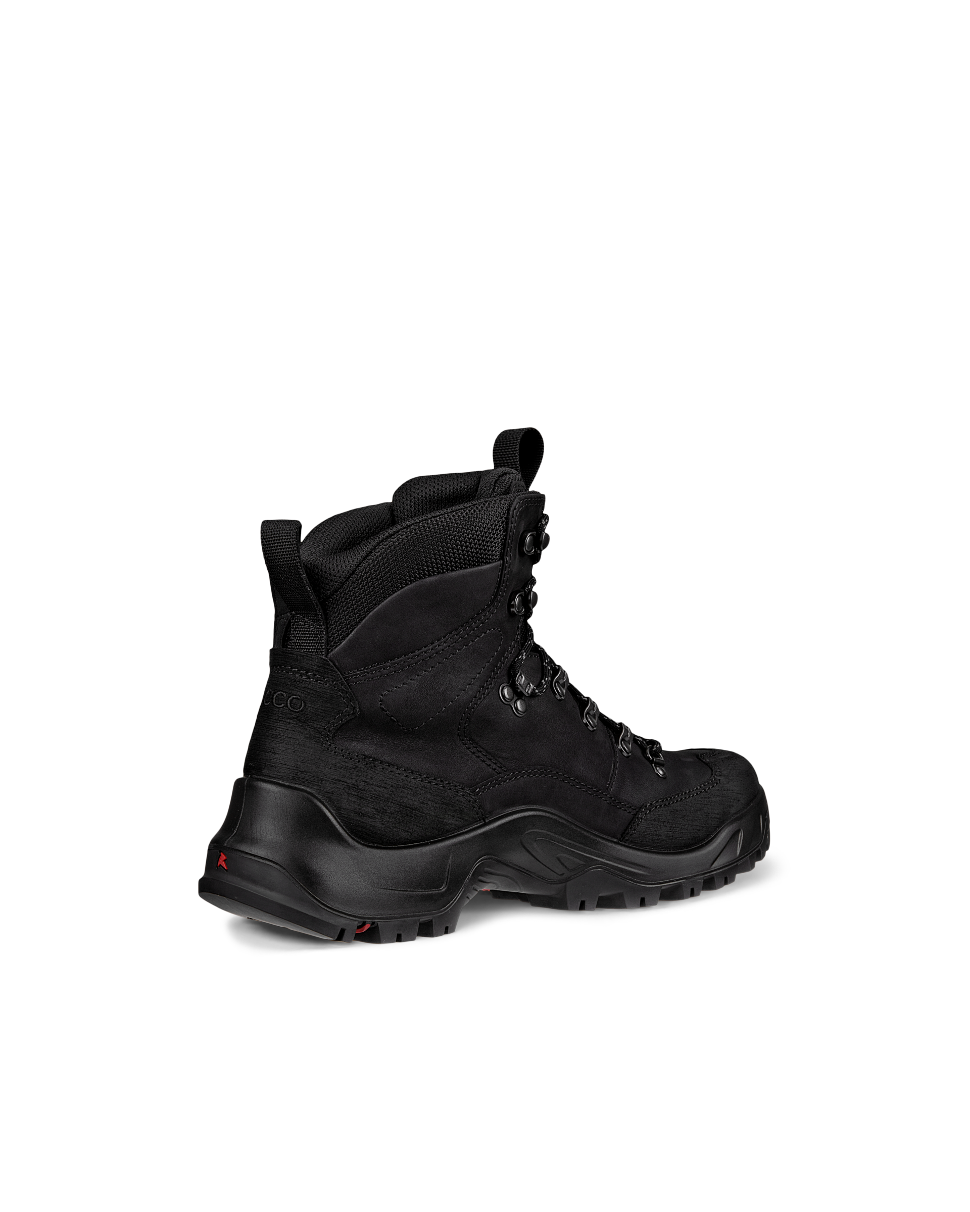 Botas de montaña impermeable de nobuk ECCO® Offroad para hombre - Negro - Back