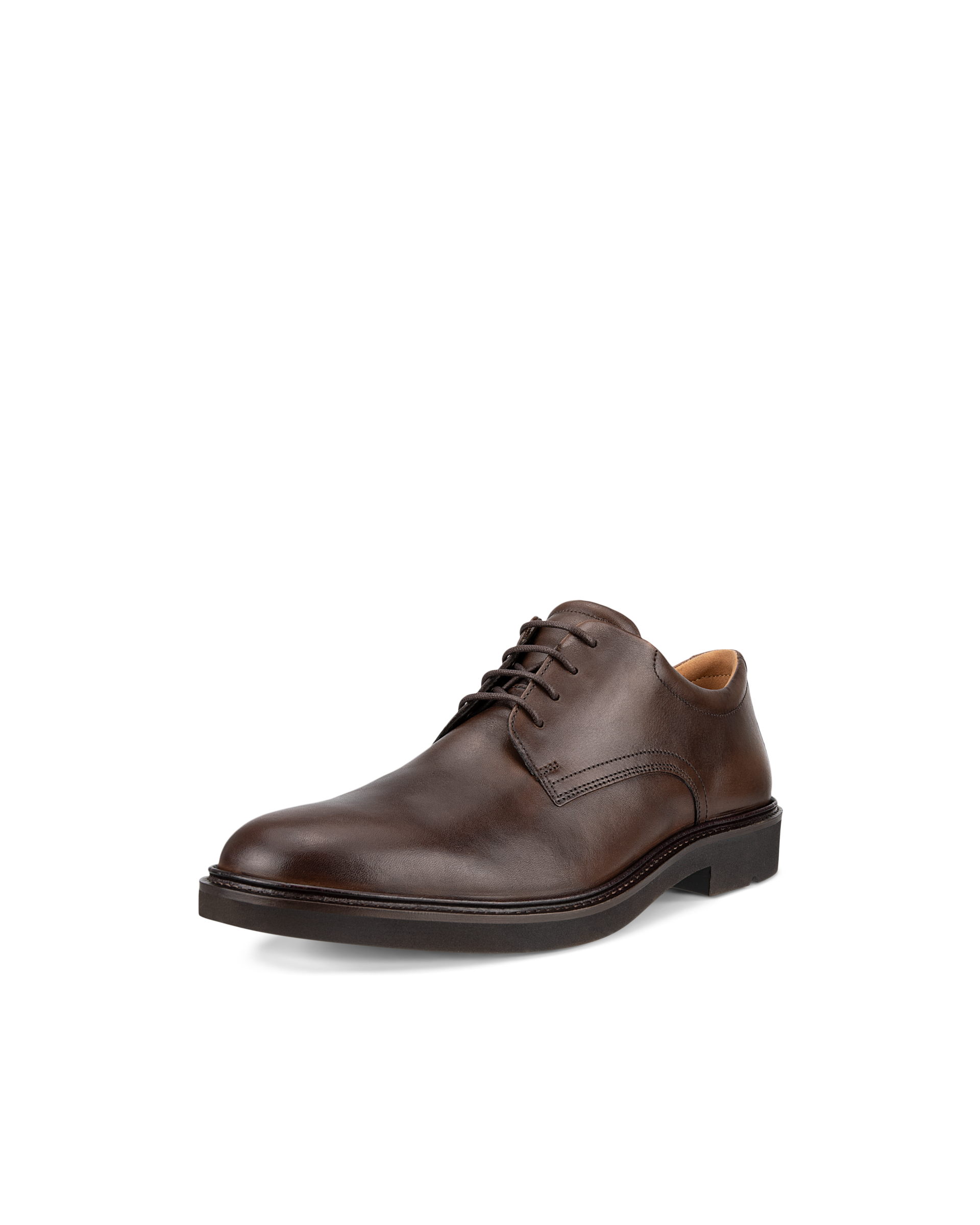 Men's ECCO® Metropole London Leather Derby Shoe - Brown - Main