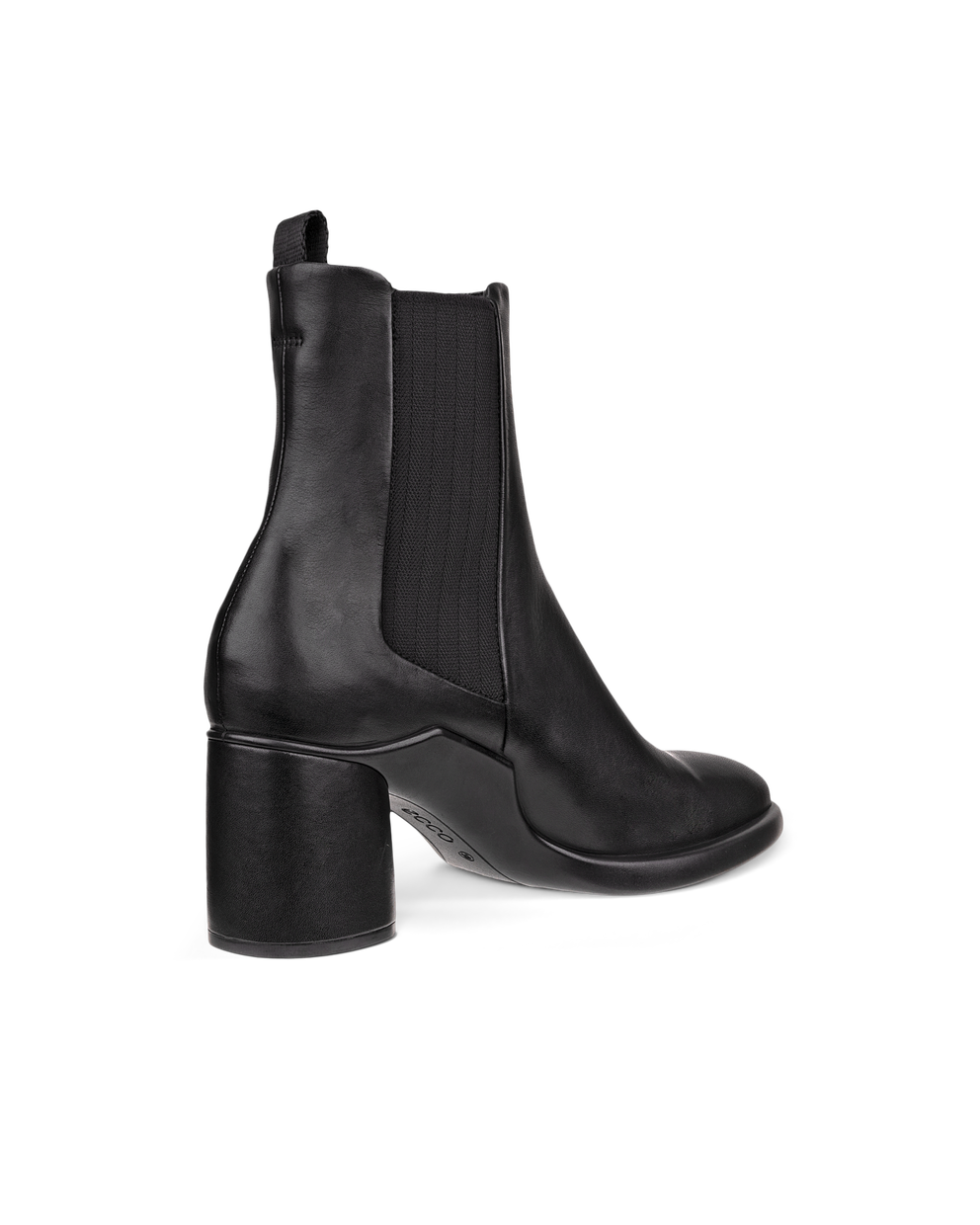 Botas Chelsea de piel ECCO® Sculpted LX 55 para mujer - Negro - Back