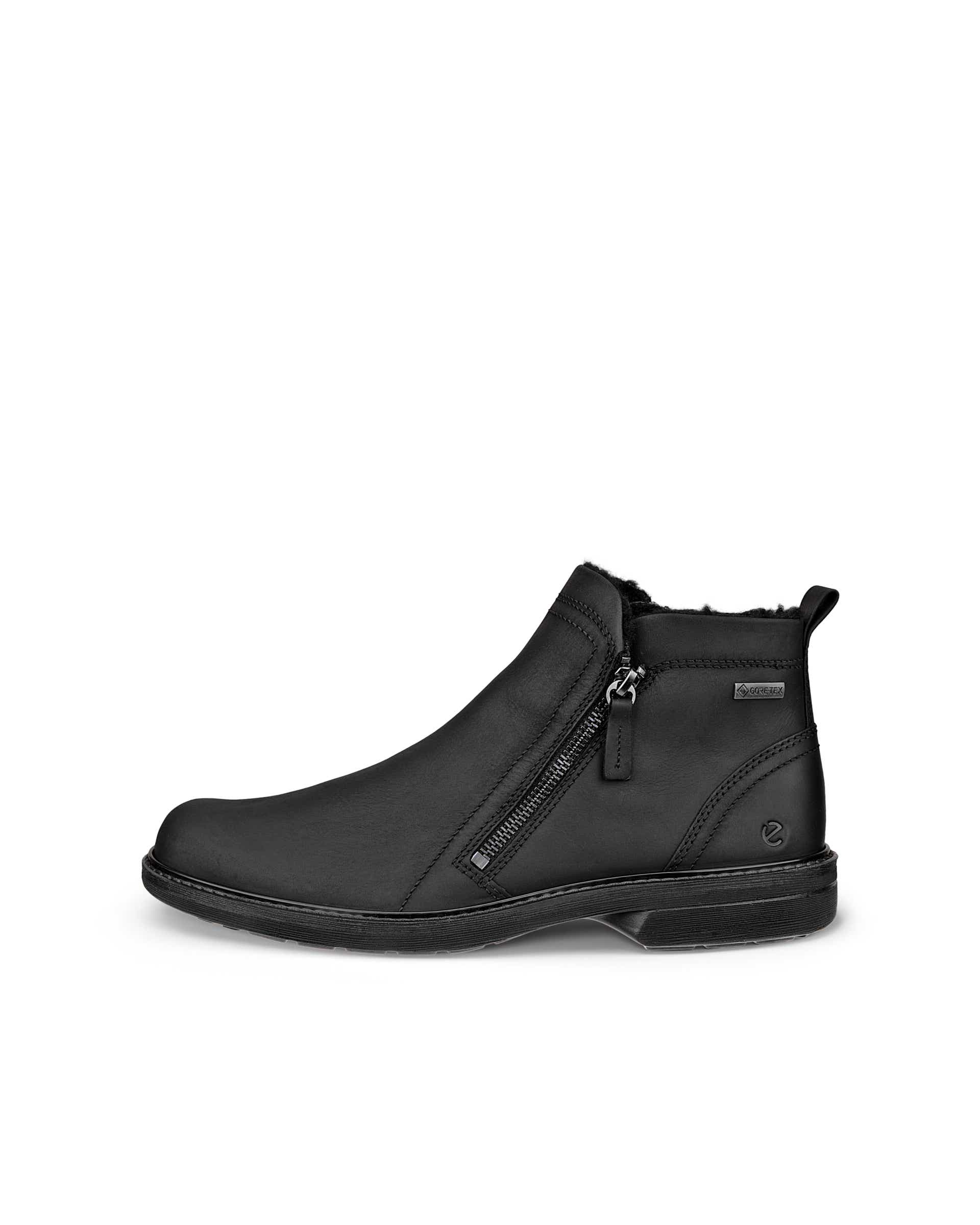 ECCO Men's Turn Waterproof Mid-cut Boot - Black - Outside
