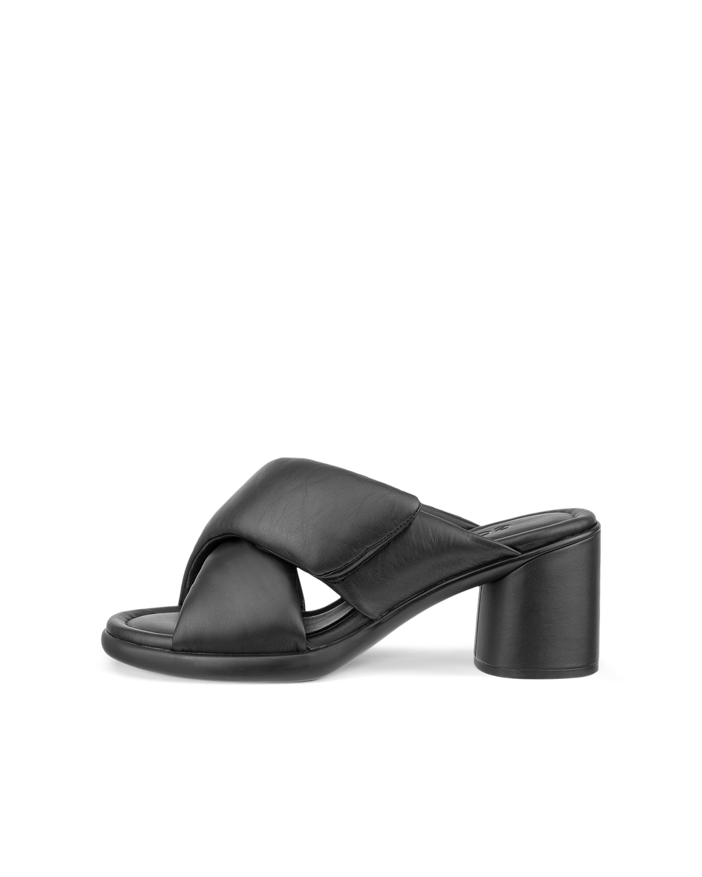 여성용 ECCO® Sculpted Sandal LX 55 가죽 힐 샌들 - Black - Outside