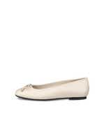 ECCO MARGOT WOMEN'S BALLERINA  - Beige - Outside