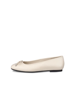 ECCO MARGOT WOMEN'S BALLERINA  - Beige - Outside