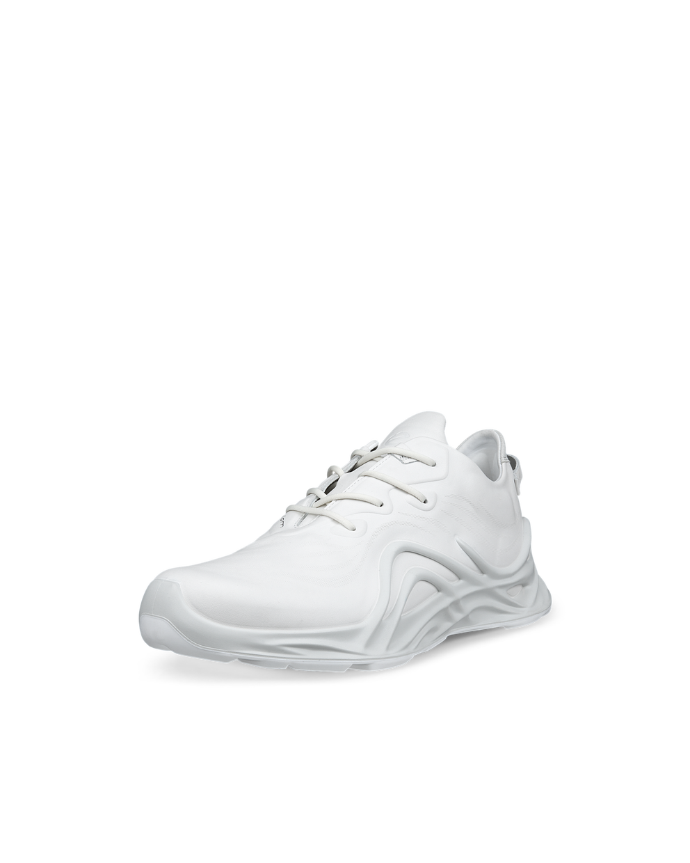 ECCO Biom Infinite baskets en cuir pour hommes - Blanc - Main