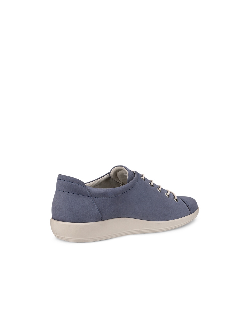 ECCO Women Soft 2.0 Tie Lace-up Shoes - Blue - Back